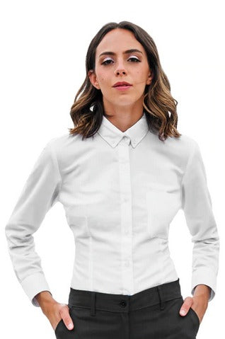CAMISA FORMAL MANGA LARGA MUJER