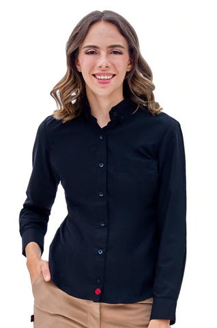CAMISA FORMAL MANGA LARGA MUJER