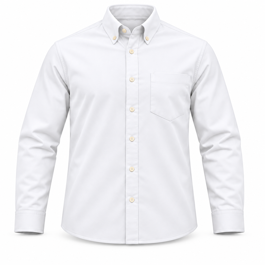 camisa gabardina color blanco