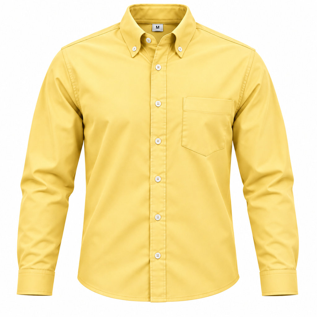 camisa oxford amarillo