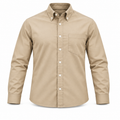 camisa gabardina beige
