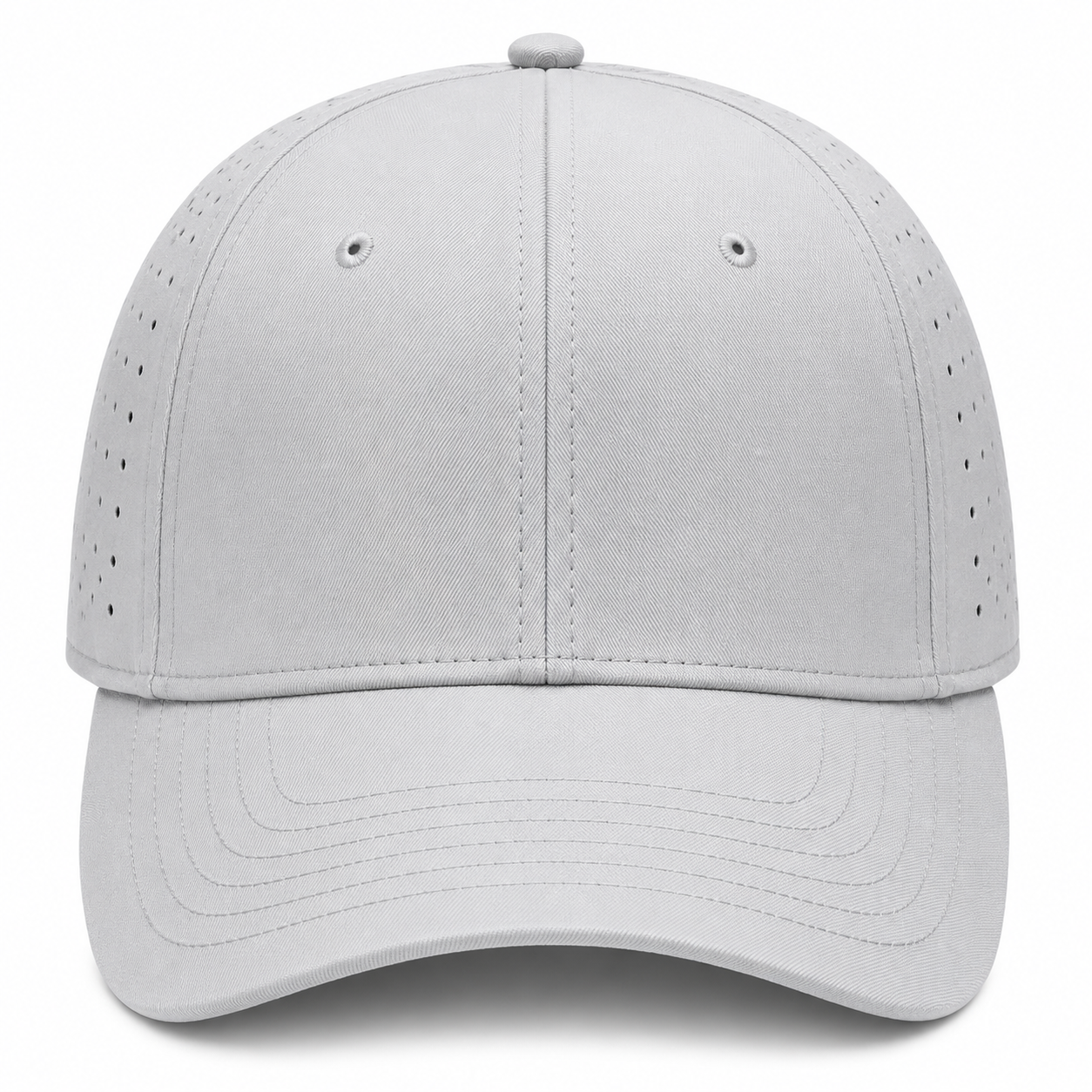 gorra deportiva poliester color gris claro