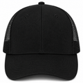 gorra truker negra con malla negra
