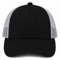 gorra negra con malla gris