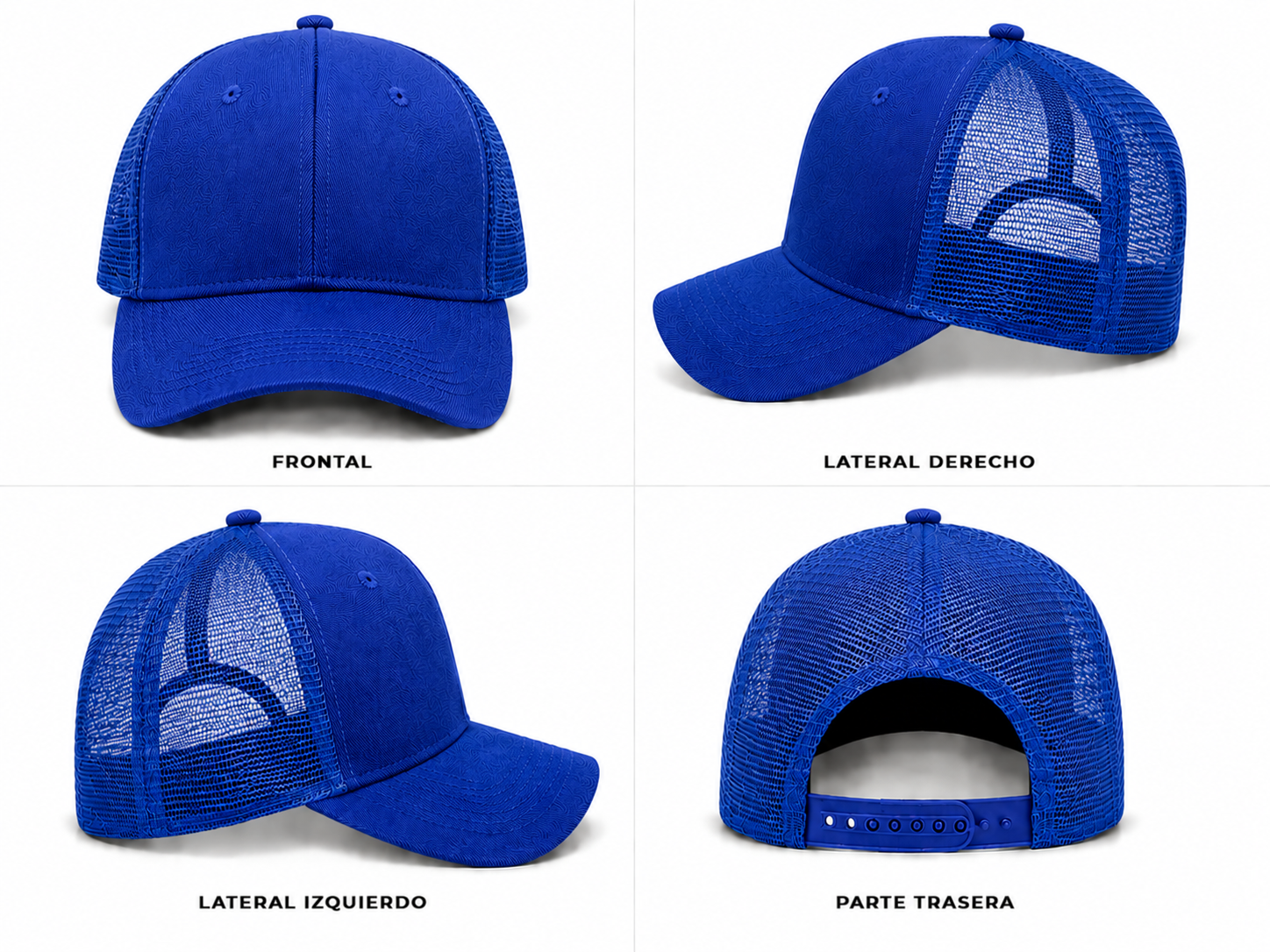 gorra truker rey con malla rey