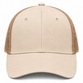 gorra beige con malla beige