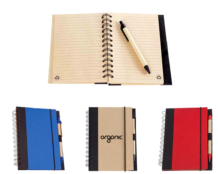 Libreta Ecologica Con Boligrafo Isis