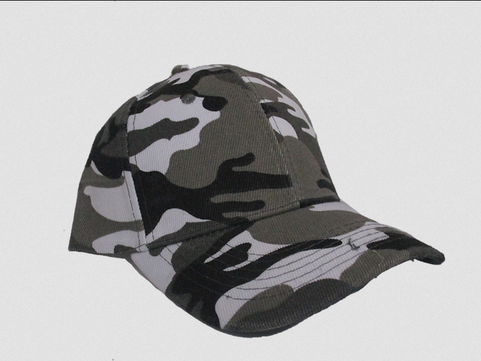 Gorra Acrílico Camuflaje Visera Curva